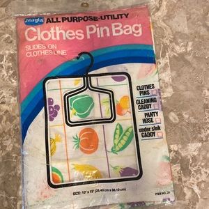 Magla Vintage All Purpose Utility Clothes Pin Bag